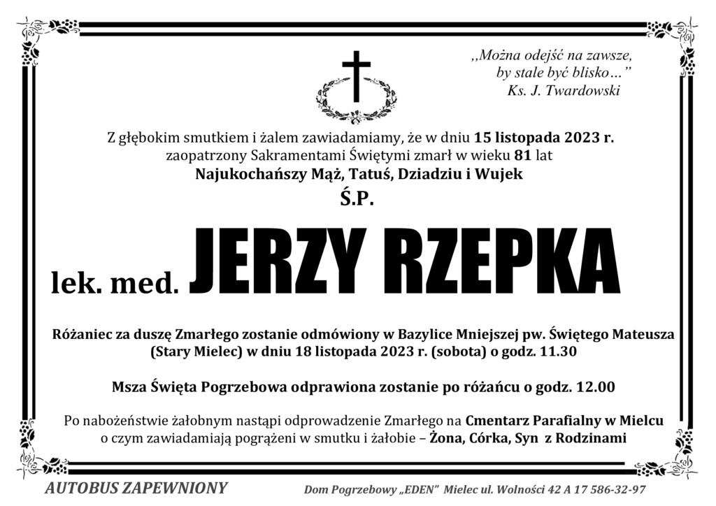 You are currently viewing ŚP. JERZY RZEPKA
