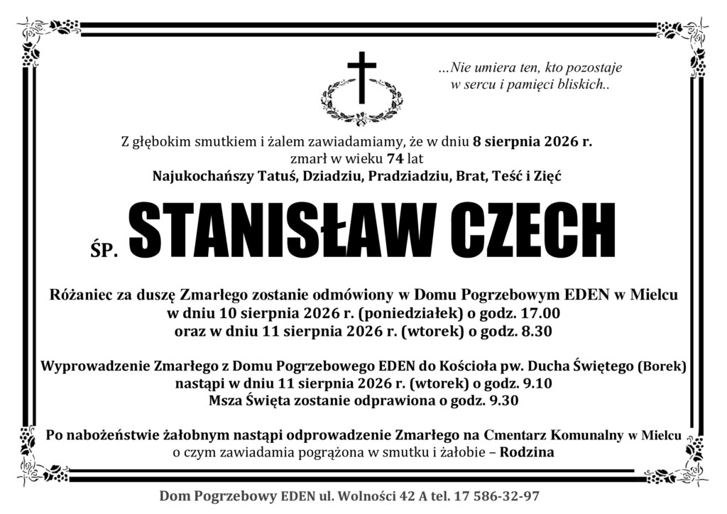 ŚP. STANISŁAW CZECH