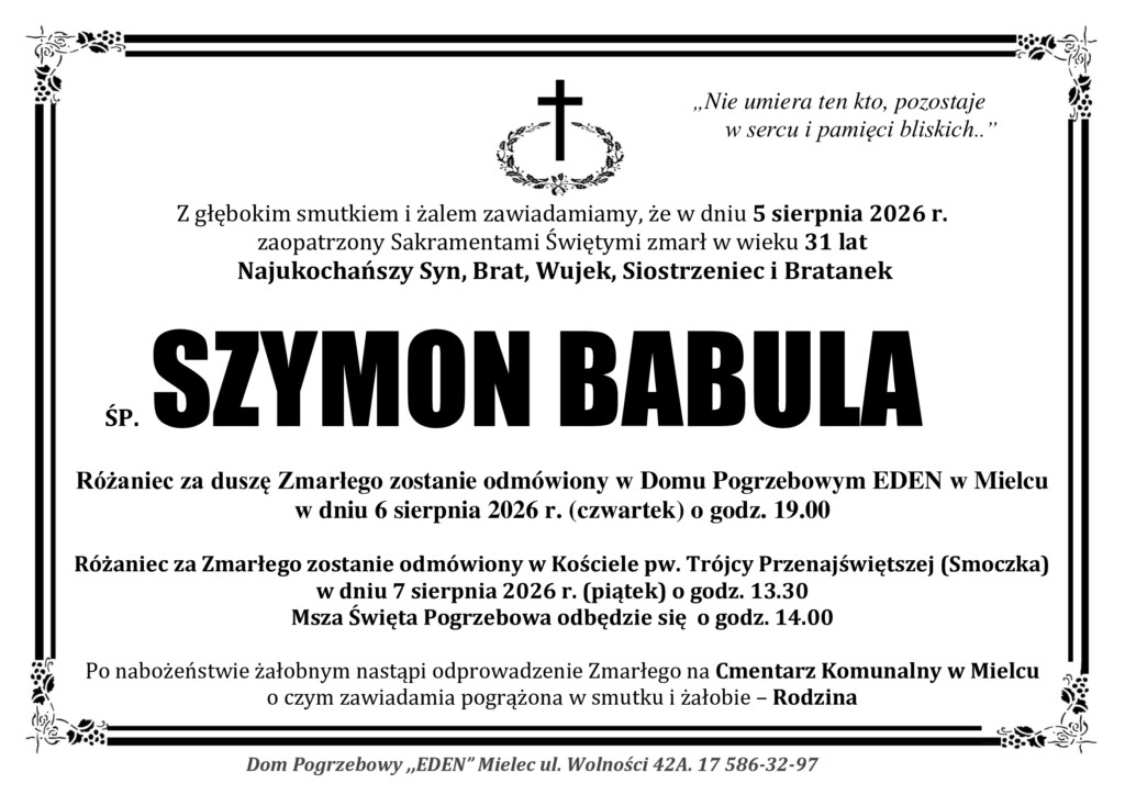ŚP. SZYMON BABULA