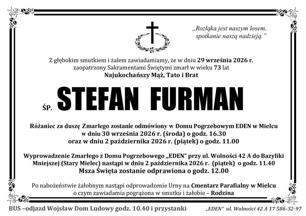 ŚP. STEFAN FURMAN