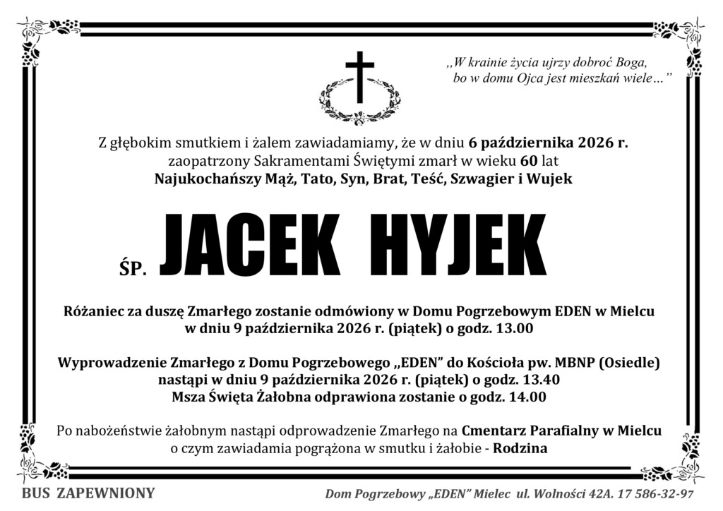 ŚP. JACEK HYJEK