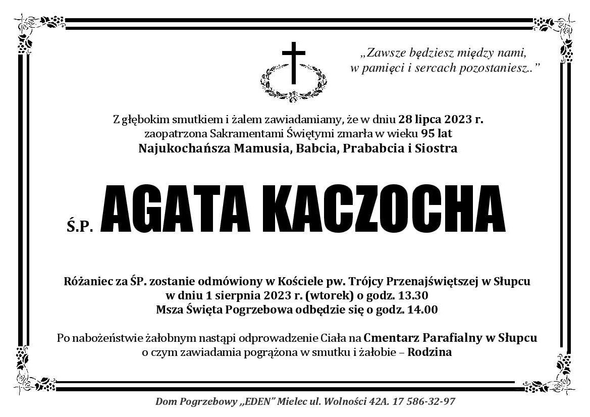 You are currently viewing Agata Kaczocha