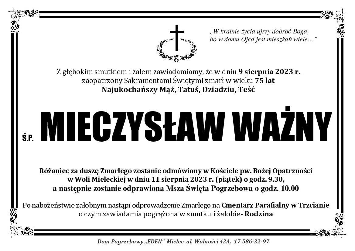 You are currently viewing Mieczysław Ważny