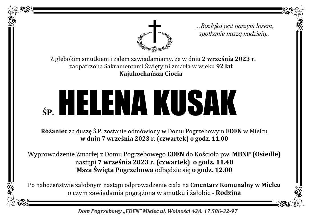 You are currently viewing śp. HELENA KUSAK